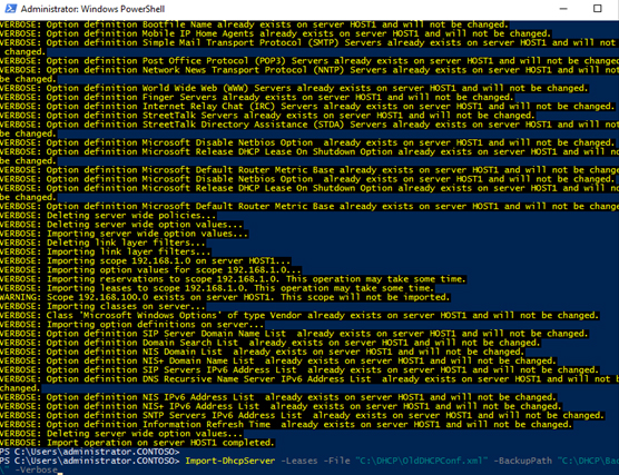 Migrate DHCP Migrate DHCP